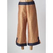 SCHOOL RAG - Pantacourt beige en lin - Femme - Taille W31 - Modz