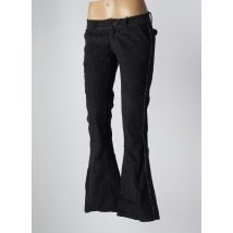TRIPLE 5 SOUL - Pantalon flare noir en coton - Femme - Taille 38 - Modz