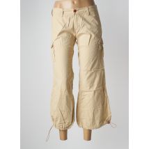 CIMARRON - Pantalon cargo beige en coton - Femme - Taille W31 - Modz