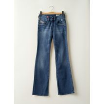 DIESEL - Jeans coupe droite bleu en coton - Femme - Taille TU - Modz