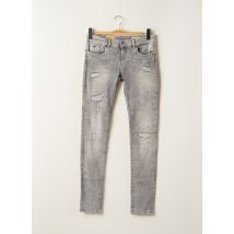 KARPOS - Jeans coupe slim gris en coton - Femme - Taille W27 - Modz