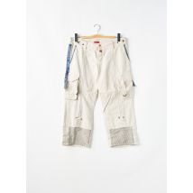 BE YOU K - Pantacourt beige en coton - Femme - Taille 42 - Modz