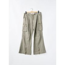 BLEND - Pantalon droit vert en coton - Femme - Taille 38 - Modz