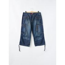 BLEND - Pantacourt bleu en coton - Femme - Taille 40 - Modz
