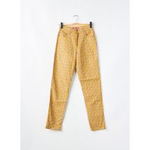 BONAVENTURE - Pantalon slim jaune en coton - Femme - Taille W28 - Modz