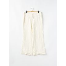CHILLI PEPPER - Pantalon droit beige en lin - Femme - Taille 40 - Modz