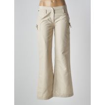 KANA BEACH - Pantalon flare beige en polyester - Femme - Taille 38 - Modz