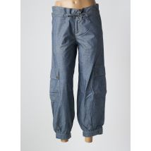 LA BRIGADA INTERNACIONAL - Pantalon cargo bleu en coton - Femme - Taille 36 - Modz