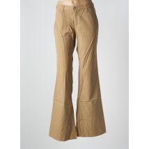 CIMARRON - Pantalon flare marron en coton - Femme - Taille W32 - Modz