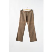 LADY SOUL - Pantalon droit marron en coton - Homme - Taille 48 - Modz