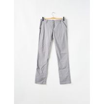 NATIONAL LIBERTY - Pantalon chino gris en coton - Femme - Taille W28 - Modz