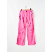 MAGGIE - Pantalon droit rose en coton - Femme - Taille W27 - Modz