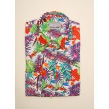 CHRISTIAN VALER - Chemisier violet en coton - Femme - Taille 48 - Modz