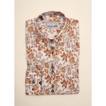 CHRISTIAN VALER - Chemisier marron en coton - Femme - Taille 34 - Modz