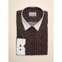 CHRISTIAN VALER - Chemisier noir en coton - Femme - Taille 32 - Modz