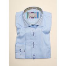 CHRISTIAN VALER - Chemisier bleu en coton - Femme - Taille 34 - Modz