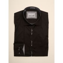 CHRISTIAN VALER - Chemisier noir en coton - Femme - Taille 34 - Modz