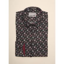 CHRISTIAN VALER - Chemisier noir en coton - Femme - Taille 36 - Modz