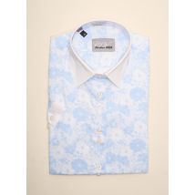 CHRISTIAN VALER - Chemisier bleu en coton - Femme - Taille 34 - Modz