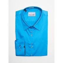 CHRISTIAN VALER - Chemisier bleu en coton - Femme - Taille 44 - Modz