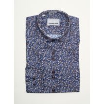 CHRISTIAN VALER - Chemisier bleu en coton - Femme - Taille 36 - Modz