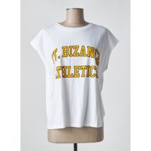 BIZANCE - T-shirt blanc en coton - Femme - Taille 40 - Modz