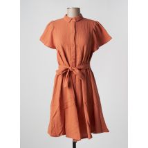 PETITE LUCETTE - Robe courte orange en coton - Femme - Taille 40 - Modz