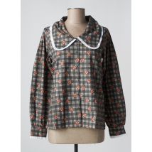 PETITE LUCETTE - Chemisier vert en coton - Femme - Taille 36 - Modz