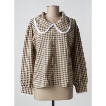 PETITE LUCETTE - Chemisier beige en coton - Femme - Taille 38 - Modz