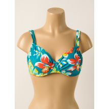 BELCOR - Haut de maillot de bain bleu en polyamide - Femme - Taille 90D - Modz