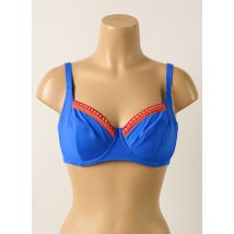 ANTIGEL - Haut de maillot de bain bleu en polyamide - Femme - Taille 85G - Modz