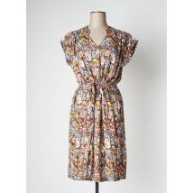 LE PETIT BAIGNEUR - Robe mi-longue marron en viscose - Femme - Taille 40 - Modz