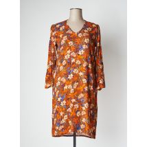 LE PETIT BAIGNEUR - Robe mi-longue marron en viscose - Femme - Taille 40 - Modz
