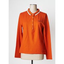 MISE AU GREEN - Polo orange en coton - Femme - Taille 36 - Modz