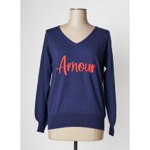 MISE AU GREEN - Pull bleu en coton - Femme - Taille 40 - Modz