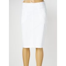 SAINT JAMES - Jupe mi-longue blanc en coton - Femme - Taille 38 - Modz