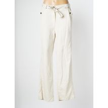 LEWINGER - Pantalon droit beige en lyocell - Femme - Taille 44 - Modz