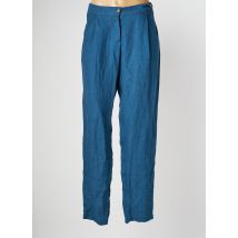 MAT DE MISAINE - Pantalon droit bleu en lin - Femme - Taille 40 - Modz