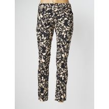 PLACE DU JOUR - Pantalon slim noir en coton - Femme - Taille 38 - Modz