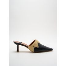 ANGEL ALARCON - Mules/Sabots noir en cuir - Femme - Taille 35 - Modz
