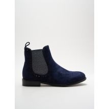 ADIGE - Bottines/Boots bleu en cuir - Femme - Taille 36 - Modz