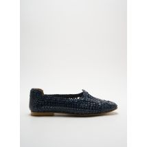 YVES DESFARGE - Mocassins bleu en cuir - Femme - Taille 36 - Modz
