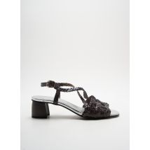 YVES DESFARGE - Sandales/Nu pieds marron en cuir - Femme - Taille 40 - Modz