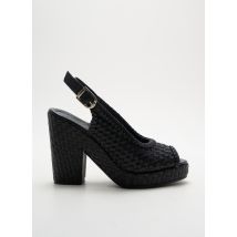 YVES DESFARGE - Sandales/Nu pieds noir en cuir - Femme - Taille 35 - Modz