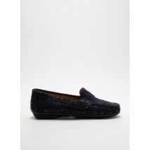 JOHANN - Mocassins bleu en cuir - Femme - Taille 36 - Modz