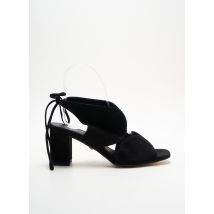 XAVIER DANAUD - Sandales/Nu pieds noir en cuir - Femme - Taille 36 - Modz