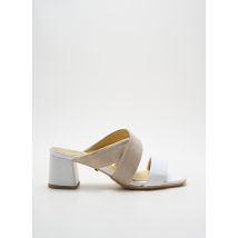 XAVIER DANAUD - Mules/Sabots blanc en cuir - Femme - Taille 37 - Modz