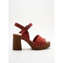 XAVIER DANAUD - Sandales/Nu pieds rouge en cuir - Femme - Taille 36 - Modz