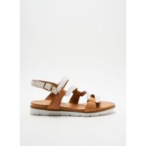 ALTEX - Sandales/Nu pieds beige en cuir - Femme - Taille 36 - Modz