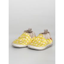 ROBEEZ - Chaussons/Pantoufles jaune en textile - Fille - Taille 17 - Modz